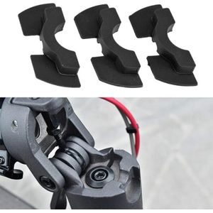 3 in 1 Shock Absorption Shockproof Standing Handle Rubber Damper for Xiaomi Electric Scooter(Black)