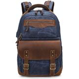 K813 Retro SLR Camera Bag Canvas Shoulder Computer Camera Bag(Blue)