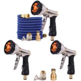 2068 Car Washing Telescopic Magic Hose Garden Watering Alloy Sprinkler  Style: Sprinkler