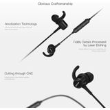 QCY M1C Sports Wireless V4.1 Bluetooth Earphones with Mic  For iPad  iPhone  Galaxy  Huawei  Xiaomi  LG  HTC and Other Smart Phones(Black)