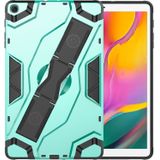 For Samsung Galaxy Tab A 10.1 (2019) T510/T515 Escort Series TPU + PC Shockproof Protective Case with Holder(Mint Green)