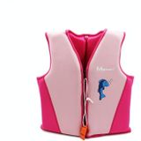 MANIER QP2003 Kinderen Reddingsvest Foam Duoyancy Pak om te zwemmen  Grootte: L (Pink)