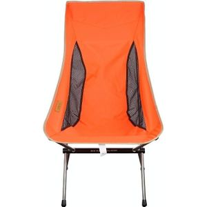 CLS Outdoor Folding Chair Heightening Portable Camping Fishing Chair(Orange)