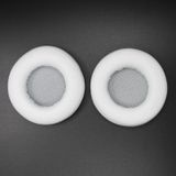 One Pair For Monster DNA Protein Leather + Sponge Headphone Protective Case Earmuffs(White)