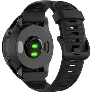 For Garmin Forerunner 945 Silicone Strap(Black)