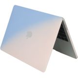 Cream Style Laptop Plastic Protective Case for MacBook Pro 15.4 inch (2019)(Pink Blue)