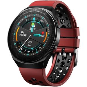MT3 1.28 inch TFT Screen IP67 Waterproof Smart Watch  Support Bluetooth Call / Sleep Monitoring / Heart Rate Monitoring(Red)