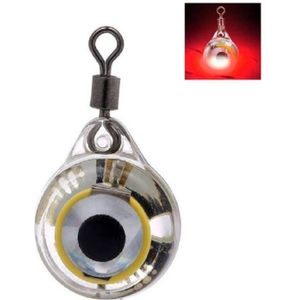 LED Lure Fish Lamp Fisheye Underwater Fish Lamp(Red)