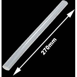 10 PCS Practical Transparent White Hot Melt Glue Stick  Size: 270 x 7mm