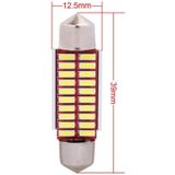 2 PCS Festoon 39mm 2W 200LM White Light 20 LED SMD 4014 Error Free License Plate Lights Car Light Bulb