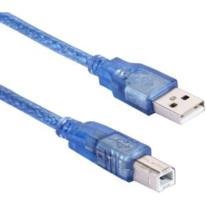 Normal USB 2.0 AM to BM Cable  with 2 Core  Length: 1.8m(Blue)