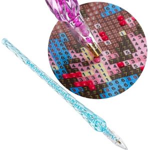 10 PCS Diamond Painting Pen DIY Cross Stitch Embroidery Crafts Sewing Diamond Painting Tool(Blue)