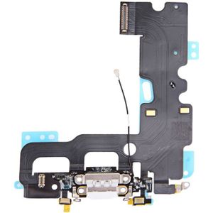 Charging Port + Audio Flex Cable for iPhone 7(White)