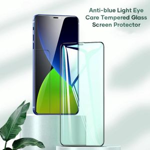 For iPhone 12 Pro Max ROCK 2.5D Green Light Eye Protection Anti-blue Light Full Screen Tempered Glass Film