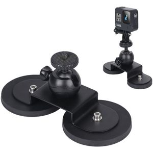 Car Suction Cup Mount Bracket for GoPro HERO9 Black / HERO8 Black /7 /6 /5 /5 Session /4 Session /4 /3+ /3 /2 /1  Xiaoyi and Other Action Cameras Size: L(Black)