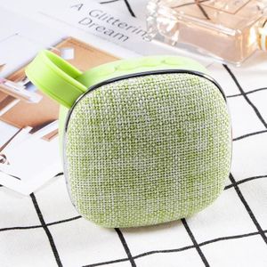X25new Cloth Texture Square Portable Mini Bluetooth Speaker  Support Hands-free Call & TF Card & AUX(Green)
