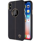 NILLKIN Englon Case for  iPhone X  Business Style Crazy Horse Leather Surface Protective Case(Black)