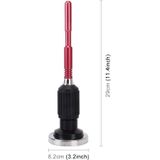 PS-5506 Universal Car Magnetic Roof Mount Base Radio AM/FM Aerial Amplified Antenna(Red)
