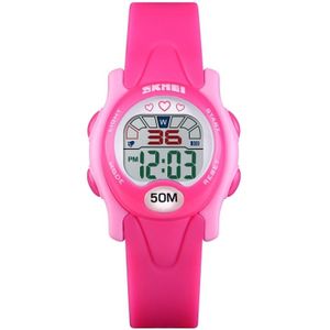 SKMEI 1478 Multifunction Children Digital Watch 50m Waterproof Sports Watch(Rose Red)
