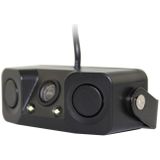 PZ-451 Car Camera LED Lights Parking Sensor 3 in 1  Night Vision Camera Monitor with Buzzer DC 12V  720 x 504 pixels Lens Angle:120 degree