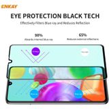 For Samsung Galaxy A41 5 PCS ENKAY Hat-Prince 0.26mm 9H 6D Curved Full Screen Eye Protection Green Film Tempered Glass Protector