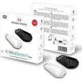 MiraScreen K4 Wireless Display Dongle WiFi HDMI TV Stick for Windows & Android & iOS & Mac OS(Black)