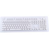 104 Keys Double Shot PBT Backlit Keycaps for Mechanical Keyboard (White)