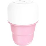 Ice Cream Foldable USB Night Light Mini Car Nano Spray Air Humidifier(Strawberry Milk Pink)