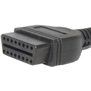 For Benz OBDII Sprinter 14 Pin to 16 Pin Diagnostic Plug Adapter(Black)