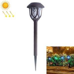 Solar Energy Coffee Outdoor Lawn Lamp IP65 Waterproof LED Decorative Garden Light (Colorful Light)