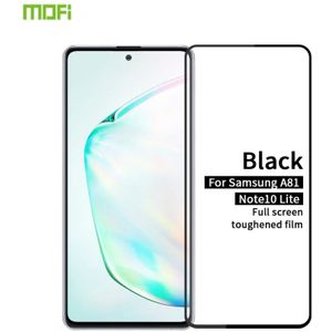 Voor Galaxy A81 / Note 10 Lite MOFI 9H 2.5D Full Screen Tempered Glass Film(Zwart)