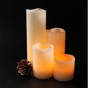 5 in 1 Remote Control Yellow Light LED Candle Lamp Halloween Christmas Wedding Decorative Light