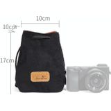 S.C.COTTON Liner Shockproof Digital Protection Portable SLR Lens Bag Micro Single Camera Bag Square Black S