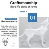 Nordic Animal Resin Handicraft Ornament(Silver)