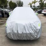 PEVA Anti-Dust Waterproof Sunproof SUV Car Cover with Warning Strips  Fits Cars up to 4.8m(187 inch) in Length