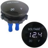 DC12-24V Automotive Battery DC Digital Display Voltage Meter Modified Measuring Instrument(White Light)