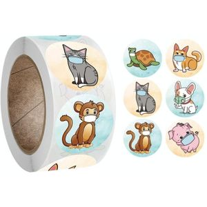 K-43 3 PCS Reward Stickers Children Toys Stationery Decoration Label  Size: 2.5cm / 1inch