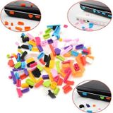 13 in 1 Universal Silicone Anti-Dust Plugs for Laptop(Transparent)