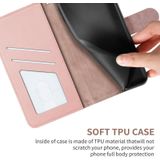 Sika Deer Embossing Pattern Horizontal Flip PU Leather Case with Holder & Card Slot & Wallet & Photo Frame For iPhone 6 Plus / 6s Plus(Rose Gold)