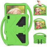 For Lenovo Tab 4 10 Plus TB-X704F/N/L/V EVA Flat Anti Falling Protective Case Shell with Holder(Green)