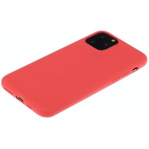 Shockproof Frosted TPU Protective Case For iPhone 12 mini(Red)