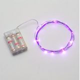 3m 150LM LED Silver Wire String Light  Purple Light  3 x AA Batteries Powered  SMD-0603 Festival Lamp / Decoration Light Strip