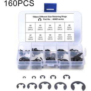 160 PCS Car E Shape Circlip Snap Ring Assortment Retaining Rings