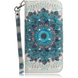 For Samsung Galaxy Note20 Ultra 3D Colored Drawing Horizontal Flip Leather Case with Holder & Card Slots & Wallet & Lanyard(Peacock Wreath)