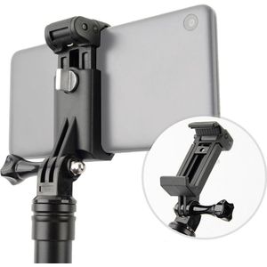 Selfie Sticks Monopods Mount Phone Clamp for iPhone  Samsung  HTC  Sony  LG and other Smartphones  Clip Range: 6-9cm(Black)