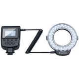 HD-130 Macro LED Ring Flash Light with 8 Different Sizes Adapter Ring (40.5 / 52 / 55 / 58 / 62 / 67 / 72 / 77mm)  & 3 x Color Diffuser