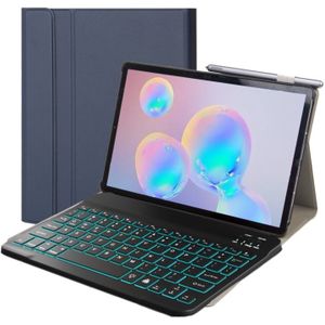 ST500 For Samsung Galaxy Tab A7 T500/T505 10.4 inch 2020 Ultra-thin Detachable Bluetooth Keyboard Leather Case with Stand & Sleep Function & Backlight(Blue)