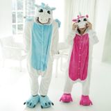 Adults Animal Pajamas Set Cartoon Women Men Winter Unisex Flannel Stitch Pajamas  Color:Totoro(M)