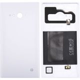 iPartsBuy for Nokia Lumia 735 Solid Color NFC Battery Back Cover(White)