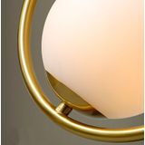 Restaurant Chandelier Single Head Creative Personality Simple Modern Copper Lamp with 5W Warm Light  Shape Style:Oval B1